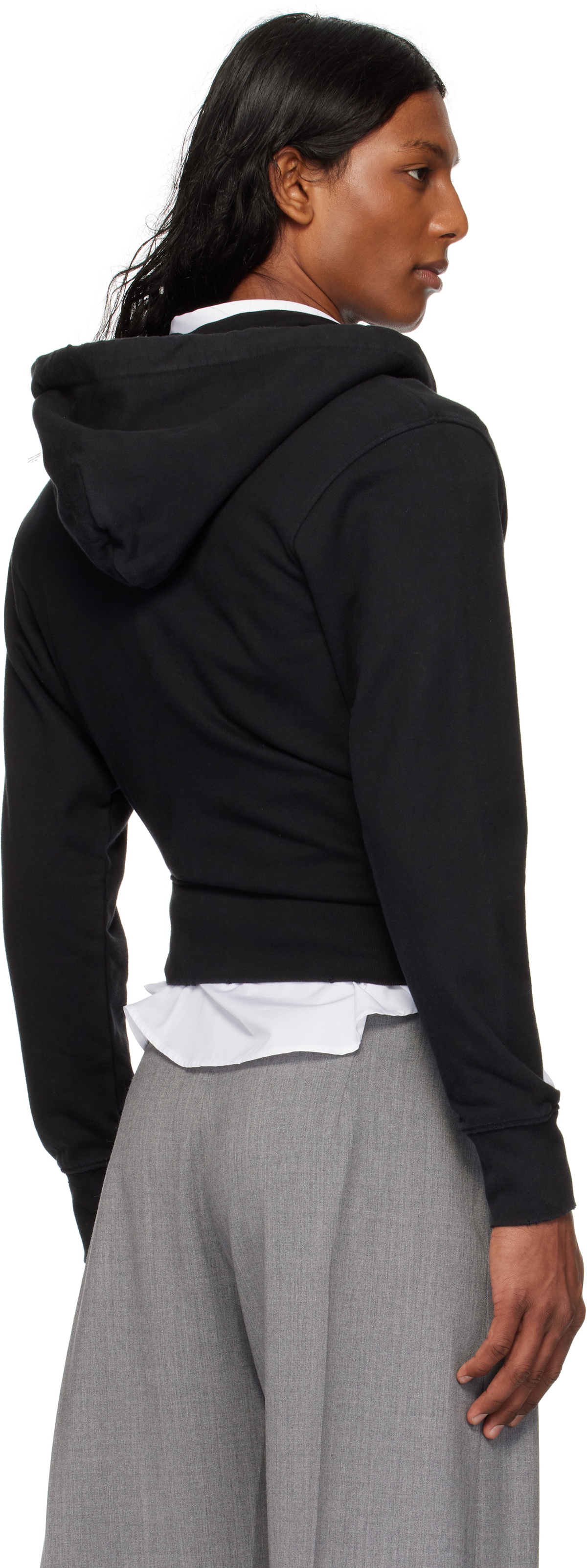VAQUERA Black Twisted Hoodie