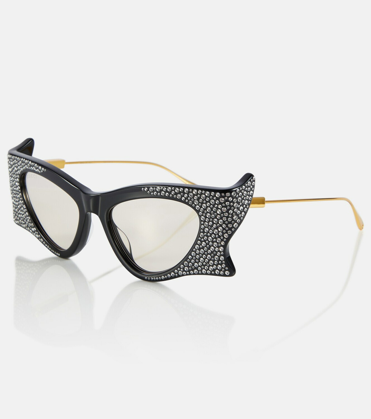 Gucci Crystal-embellished cat-eye sunglasses Gucci