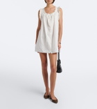 Dôen Nessie broderie anglaise cotton minidress