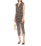 Veronica Beard Teagan printed silk midi dress