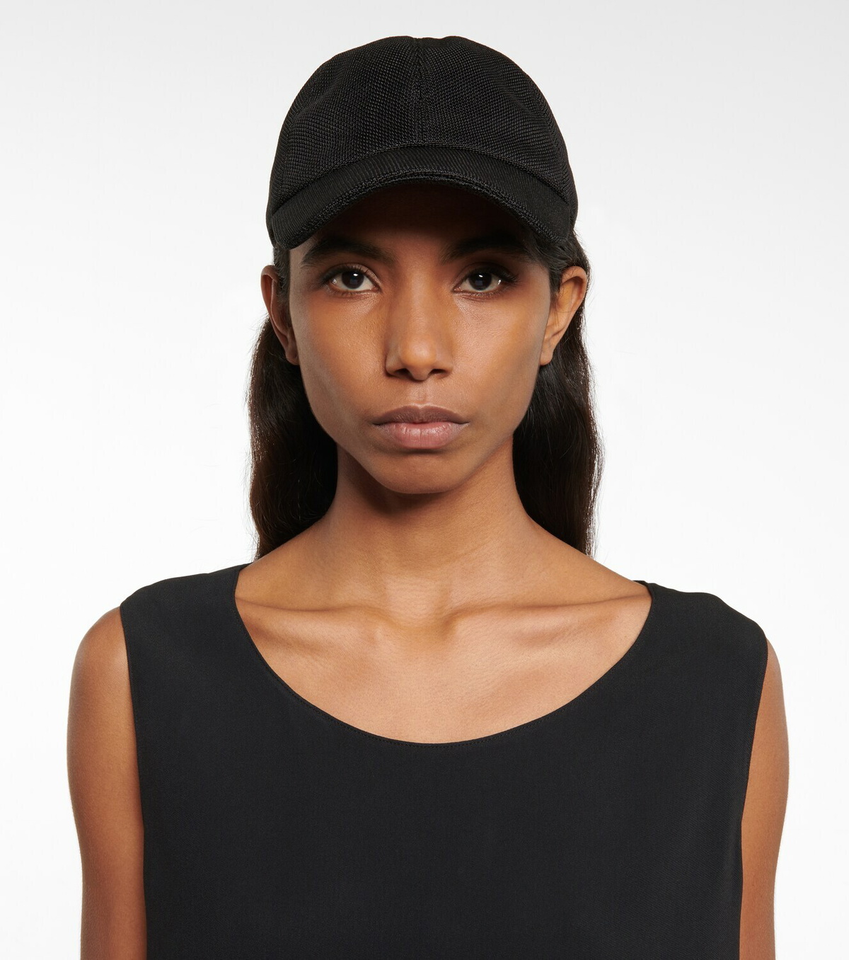 The Row Caspian silk baseball cap The Row
