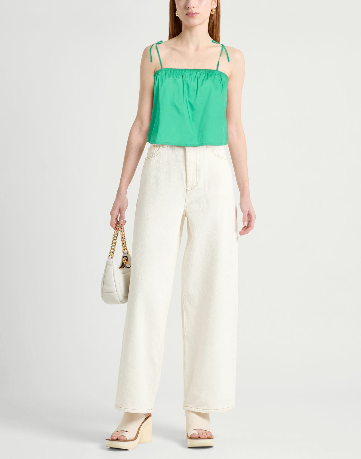 Jijil Womens Top in Green