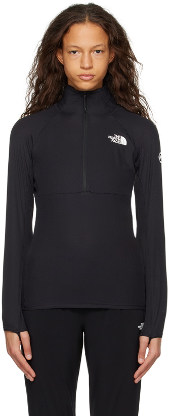 Photo: The North Face Black Half-Zip Sweater