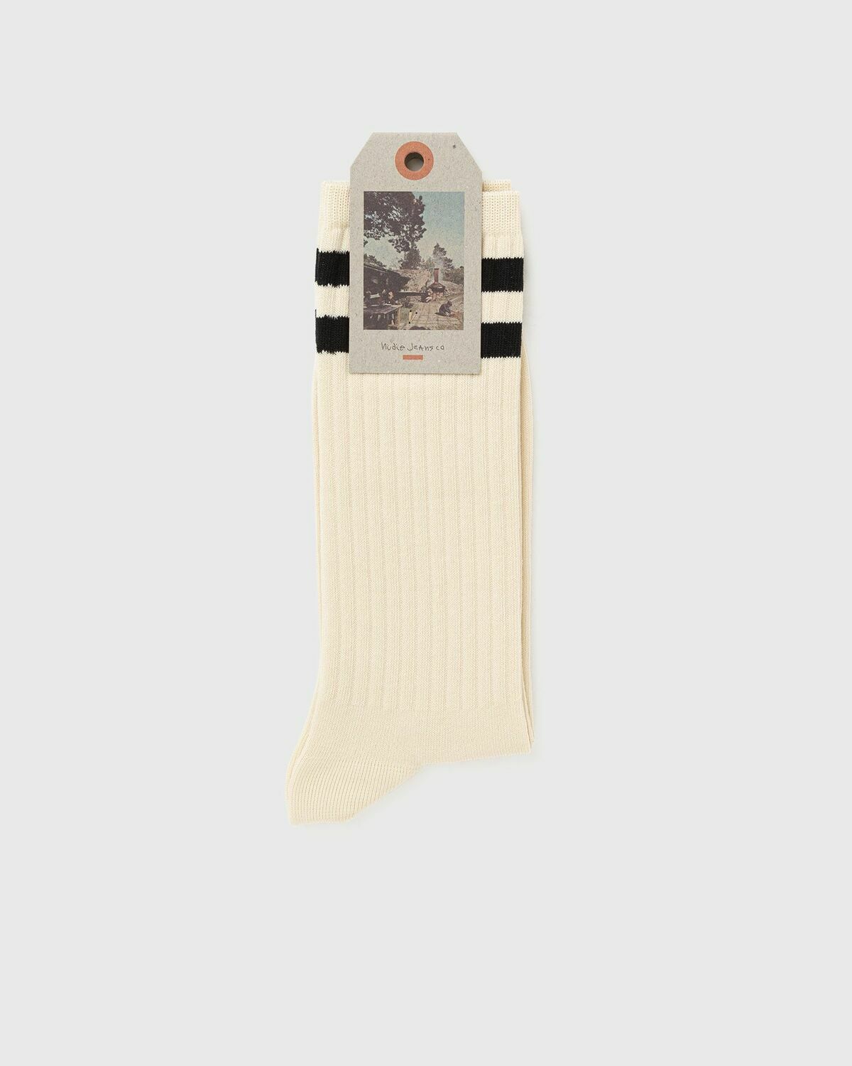 Nudie Jeans Amundsson Sport Socks White Men