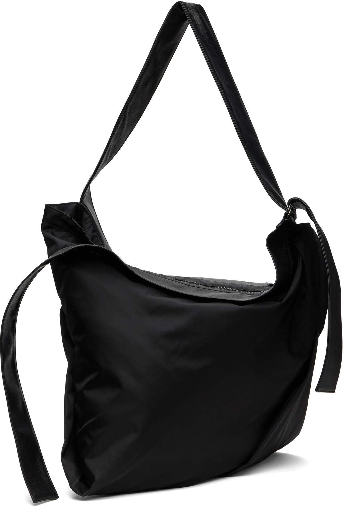 YOHJI YAMAMOTO Black Drape Belt Tote