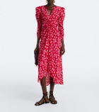 Isabel Marant Albini floral silk-blend midi dress