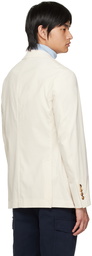 Brunello Cucinelli Off-White Corduroy Blazer