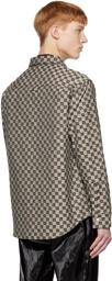 MISBHV Gray Monogram Workwear Shirt