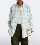 Róhe Checked cotton shirt