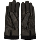 Valentino Black Valentino Garavani VLogo Gloves