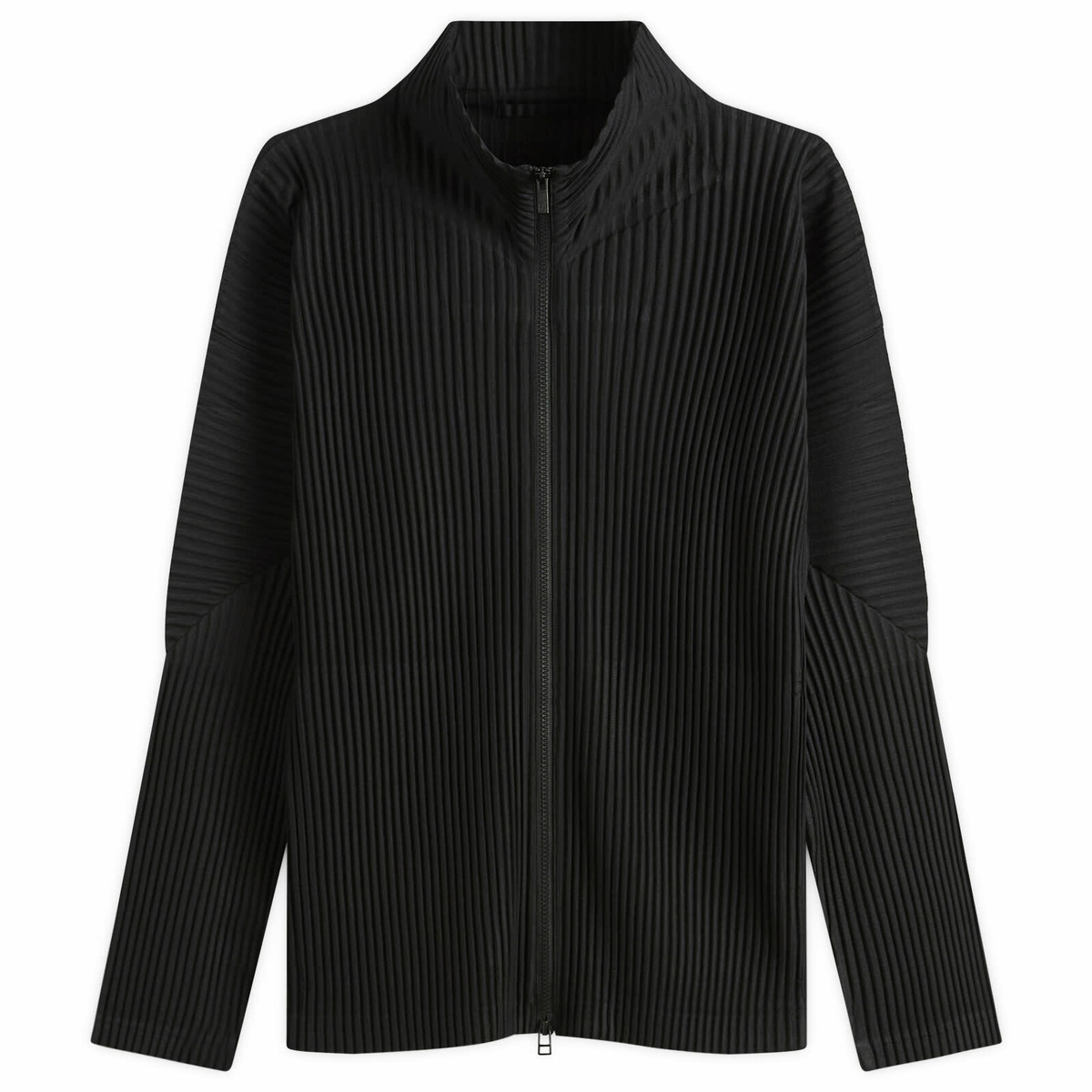 HOMME PLISSÉ ISSEY MIYAKE Black Kinetic Sculpture Turtleneck Homme