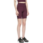 Girlfriend Collective Purple High-Rise Bike Shorts