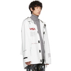 Heron Preston White High Tech Parka