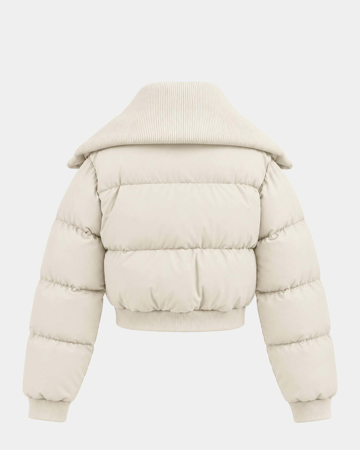 Steve Madden John Puffer Coats in Cream