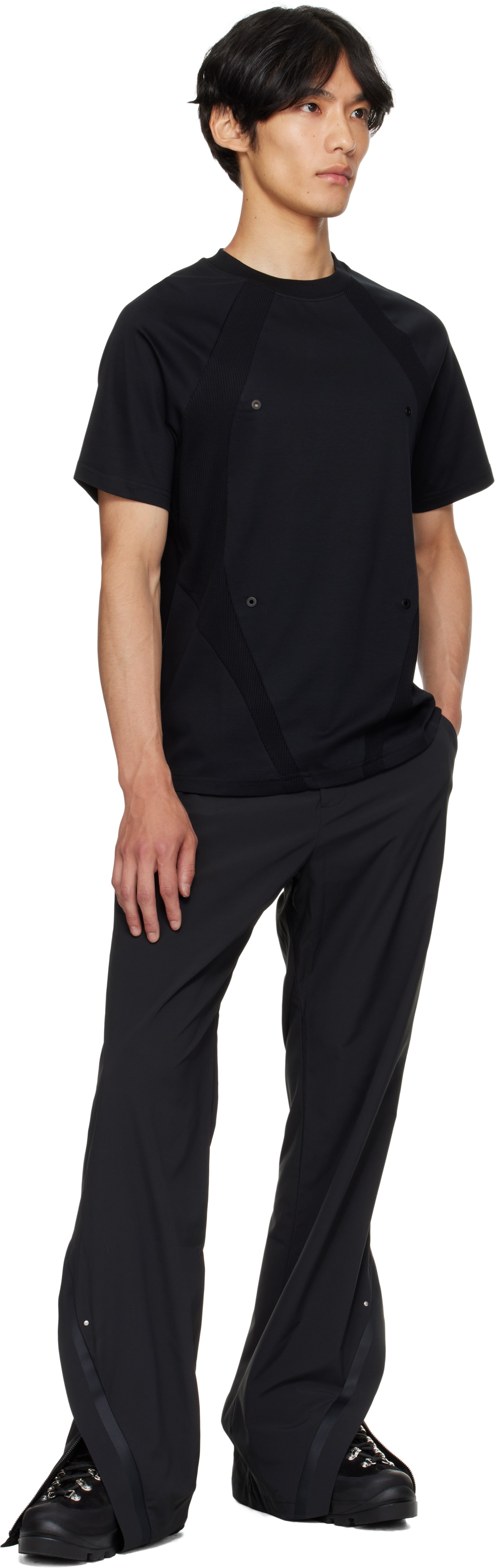 HELIOT EMIL Black Lux T-shirt