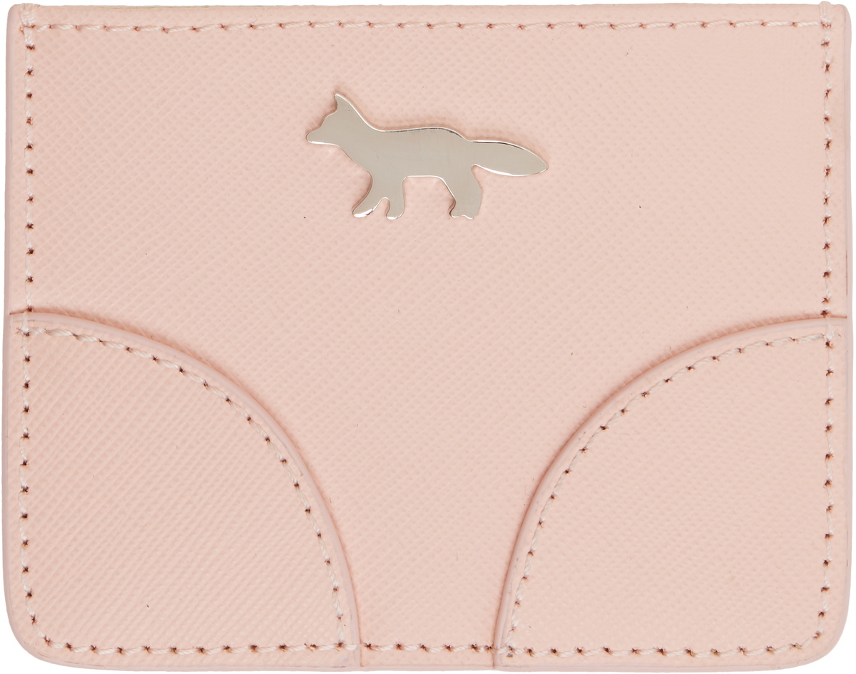 Maison Kitsuné Pink Boogie Card Holder