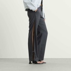 Won Hundred Women's Baggy String Trousers in Dark Grey Melange