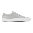 Common Projects Grey Suede Original Achilles Low Sneakers