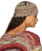 Vitelli Taupe Kufi Crochet Beanie