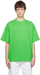 AMI Paris Green Ami de Cœur T-Shirt