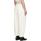 Lemaire Off-White Twisted Trousers
