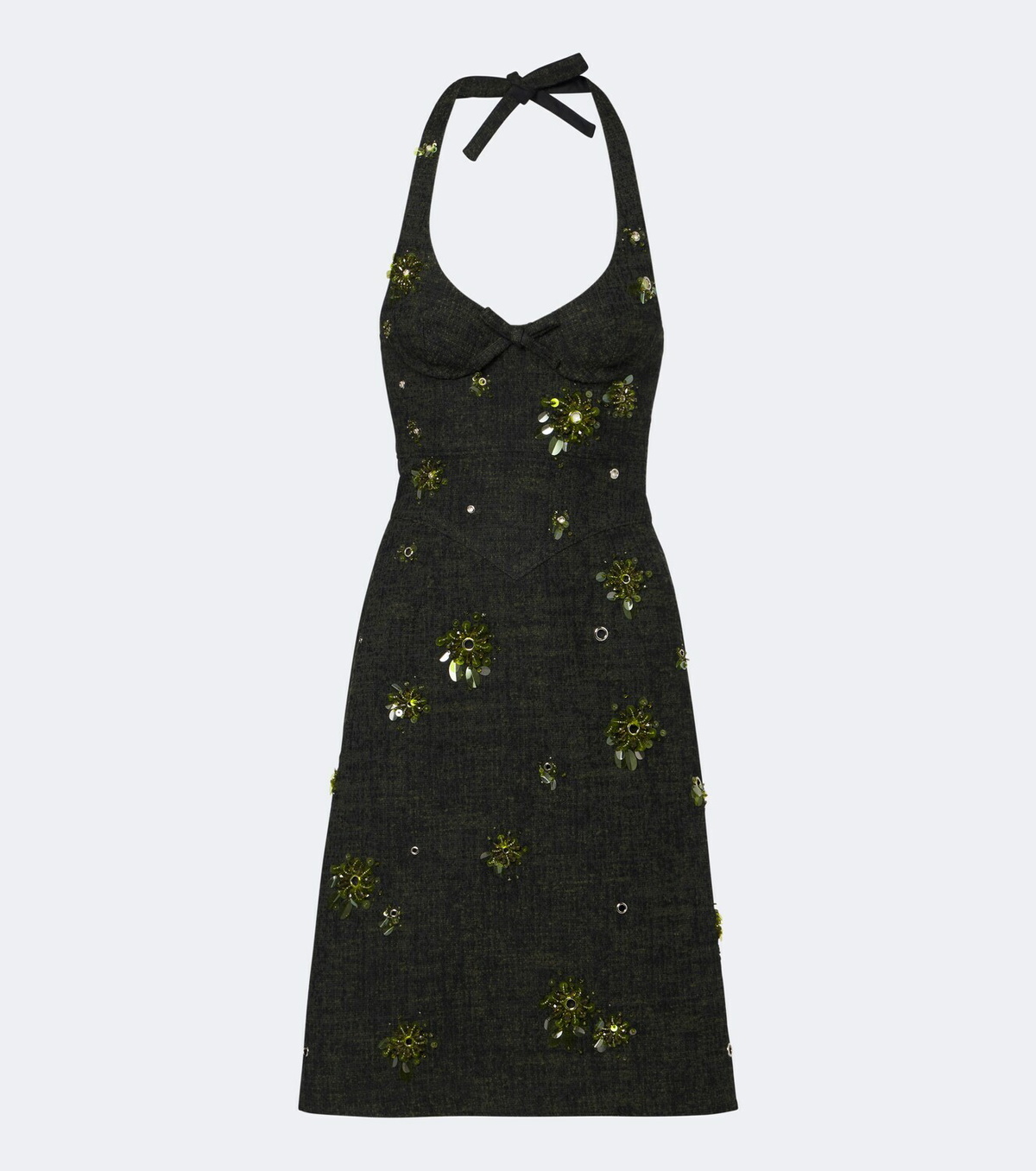 Shushu/Tong Embellished tweed minidress