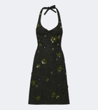 Shushu/Tong Embellished tweed minidress