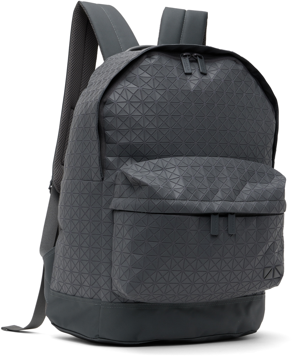 希少 BAO BAO ISSEY MIYAKE DAYPACK ONE-TONE BAO BAO ISSEY MIYAKE Gray Daypack One-Tone Backpack Bao Bao Issey