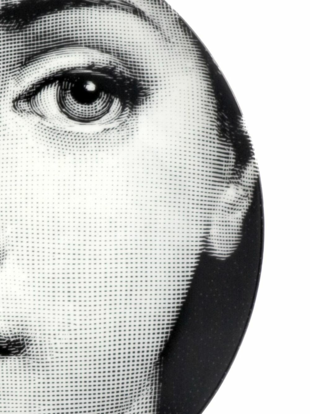 Fornasetti Black Tema E Variazioni N1 Wall Plate