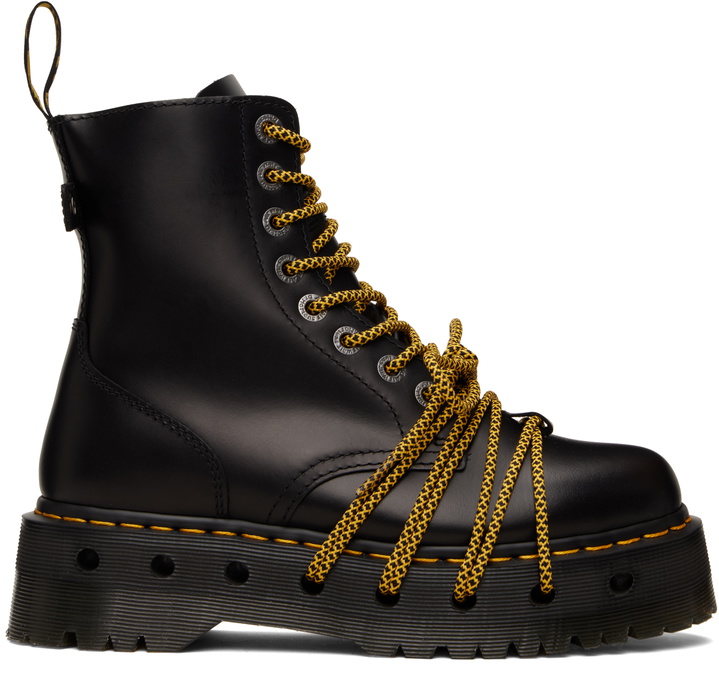Photo: Dr. Martens Black Jadon XL Leather Platform Boots