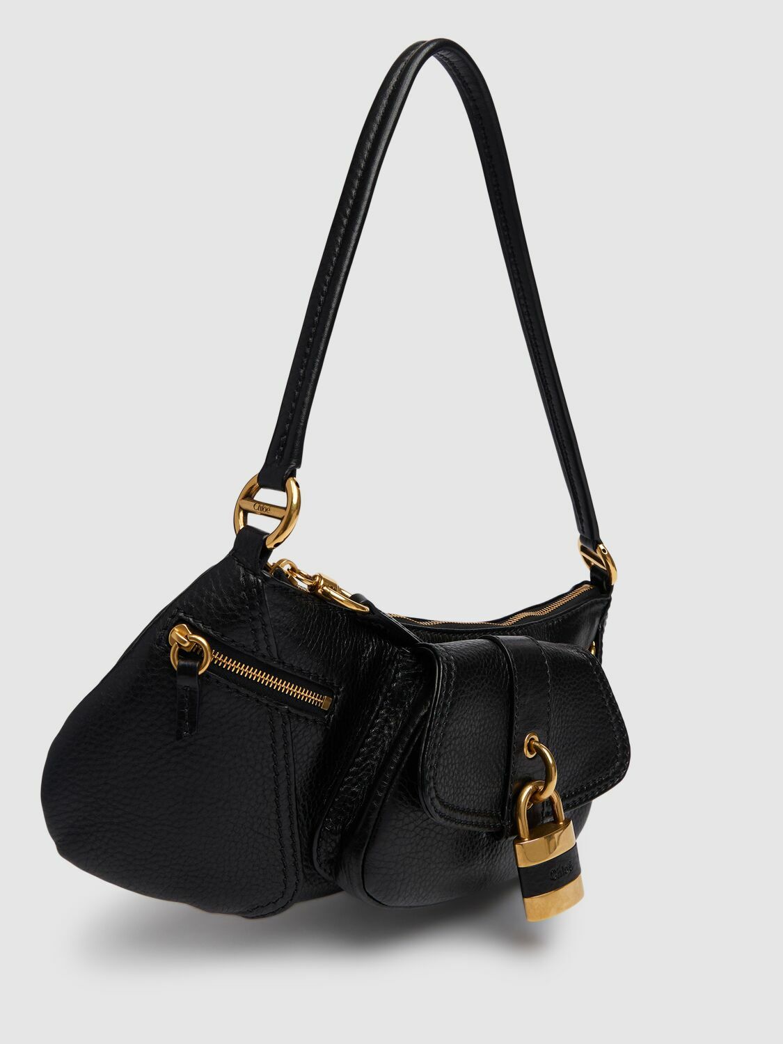 CHLOÉ The 99 Shiny Grained Leather Bag