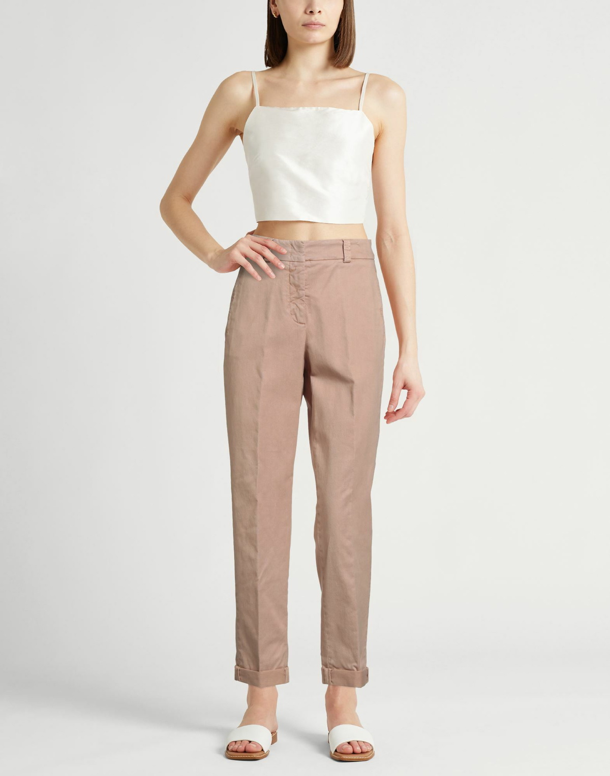 Peserico Womens Pants Light brown