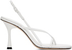 Studio Amelia White Wishbone 90 Heels