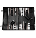 Asprey - Hanover Leather Backgammon Set - Black