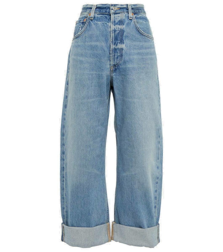 Photo: Citizens of Humanity Ayla mid-rise cropped wide-leg jeans