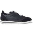 Brunello Cucinelli - Leather and Suede Sneakers - Blue