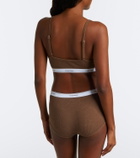 Calvin Klein Collection Sienna ribbed-knit cotton-blend bralette
