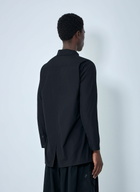 Yohji Yamamoto Chain Stitch Broad Zip Open Blouse