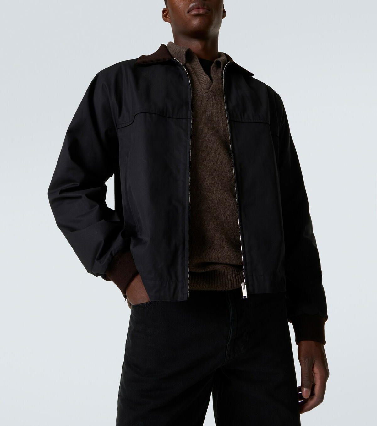 The Row Mantis cotton blouson jacket