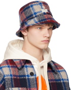 Isabel Marant Beige Check Bucket Hat