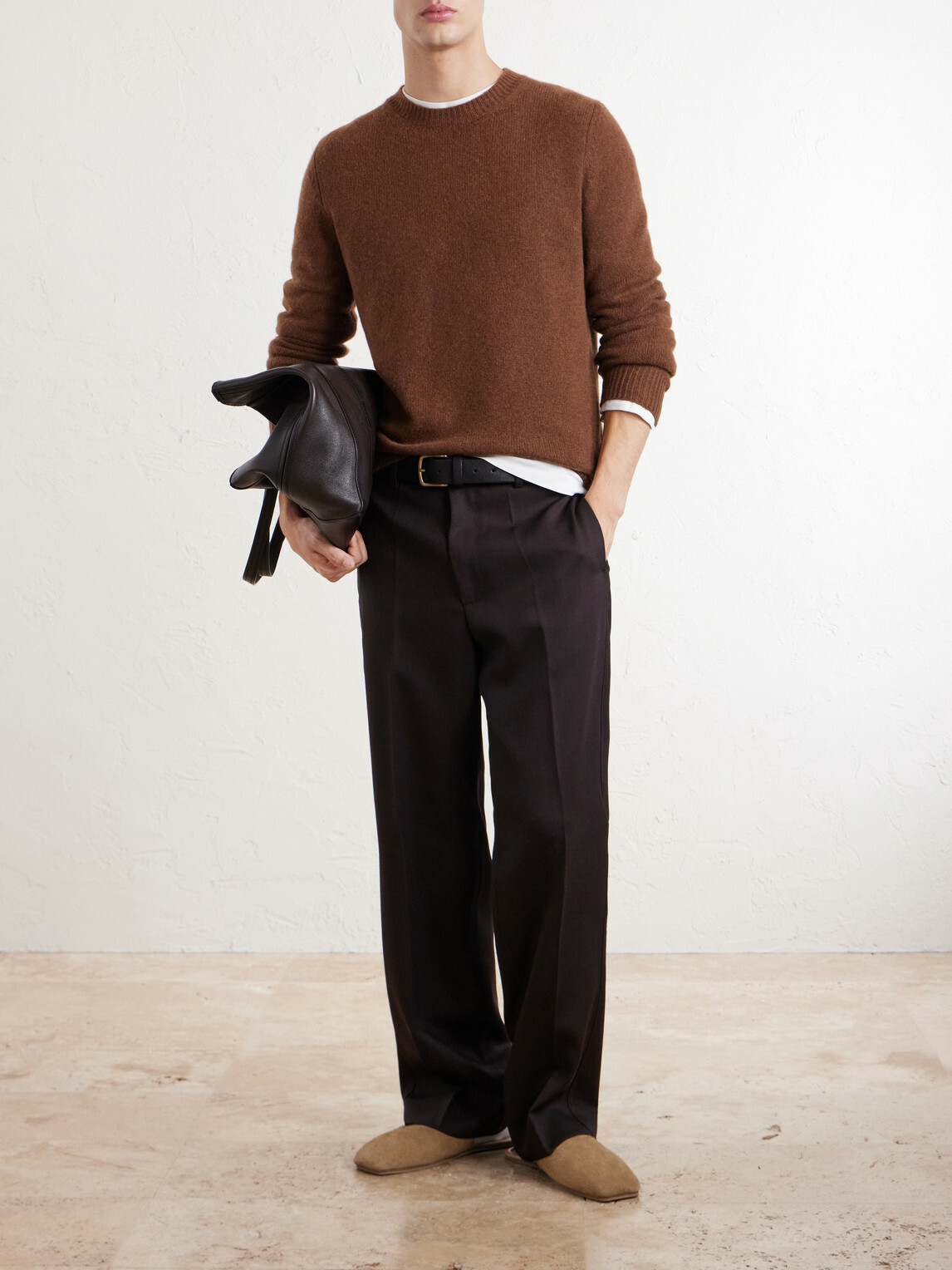 Barena - Straight-Leg Wool-Gabardine Suit Trousers - Brown