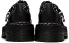 Dr. Martens Black Monk Gothic Americana Loafers