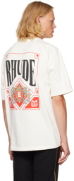 Rhude Off-White Card T-Shirt