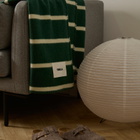 Tekla Fabrics Striped Lambswool Blanket in Rugby Stripes 