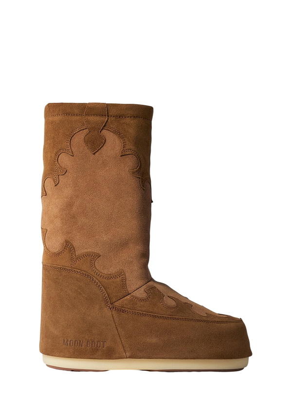 Photo: Moon Boot Icon Suede Embroidery Boots