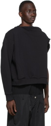 Spencer Badu Black Twisted Sweatshirt