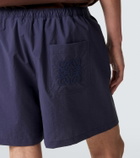 Loewe Paula's Ibiza cotton-blend poplin shorts