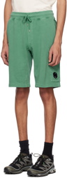 C.P. Company Green Flap Pocket Shorts