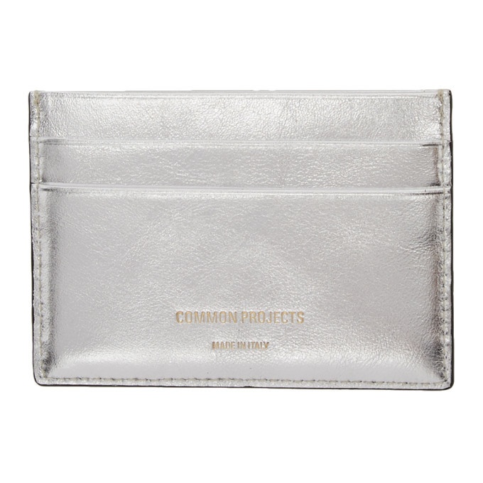 Photo: Common Projects Silver Multi Card Holder