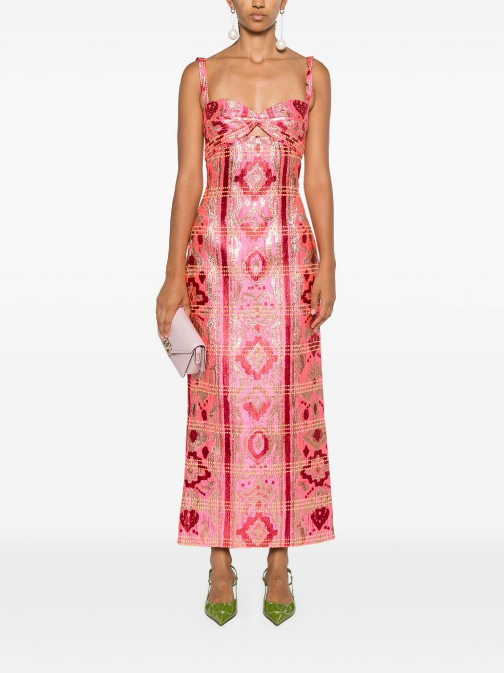 【関税送料込み】Johanna Ortiz Maxi Dress Johanna Ortiz Powerful Stitches Maxi Dress Johanna Ortiz